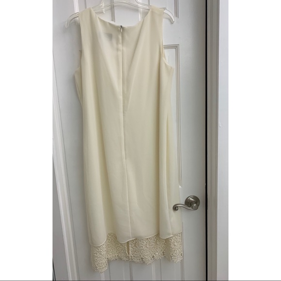 Lori Max white sheer dress with matching jacket - Picture 3 of 8